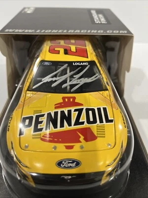 2022 #22 Joey Logano Shell  Autographed 1/72 COA - Image 1 of 4
