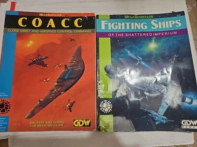 Mega Traveller Games Design Workshop Book Lot. Fighting Ships COACC Manual  - Image 1 of 4