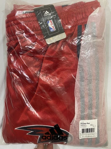 M123 NBA ADIDAS Atlanta Hawks Red NBA Warm Up Shooting Pants 4XLT 4XL Tall Cover