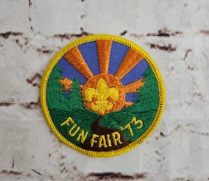 BSA Boy Scout 1973 Fun Fair '73, 3" Round Patch - Picture 1 of 2