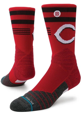 MLB Cincinnati Reds Stance Diamond Pro Crew Feel 360 Socks Size Large Cover