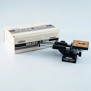 NEAR MINT Velbon MACRO SLIDER Tripod Head From JAPAN - Picture 1 of 19