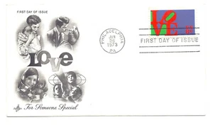 1475 Love, 1973, ArtCraft, FDC - Picture 1 of 1