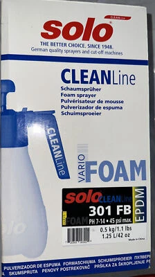 Solo 301-Fb 13/32 Gal. Pulverizador de espuma de una mano Clean Line, tanque HDPE, ventilador, Foto 1 de 4