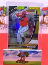 2020 Panini Prizm Draft Picks Mac Wainwright /10 Gold Cincinnati Reds