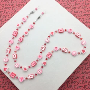 Valentine's Day Eyeglass Chain Glasses Holder Sunglass Lanyard Eyewear Necklace - Picture 1 of 6