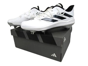 9 botines de béisbol ADIDAS Adizero afterburner, calzado deportivo blanco negro - Imagen 1 de 10