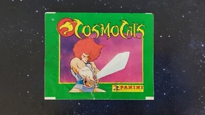 Pochette Vintage Panini Cosmocats 1986 bustina packet Gadget Mask Gi Joe Tintin - Picture 1 of 4
