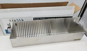 NUOVO Speed Rack Portabottiglie 5 Qt/Ltr Bottiglie Acciaio Inox SAN JAMAR B5522  - Foto 1 di 7
