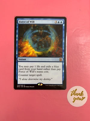 MTG Force of Will Eternal Masters EMA NM Near Mint - Image 1 of 2