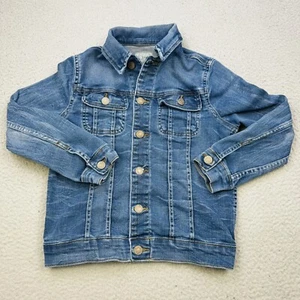 POLO RALPH LAUREN Jacket Youth Medium Denim Button Up Casual Preppy - Picture 1 of 11