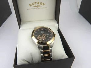 Rotary Mens Les Originales Jura Silver Rose Gold Automatic Watch GB90517-01 - Picture 1 of 10