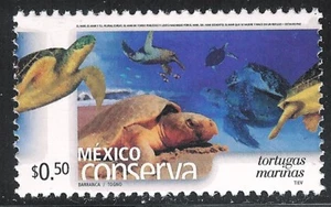 pc051 Mexico Conserva MNH paper 3 Sc#2453 Mc#3205 Et#mc051 sea turtles - Picture 1 of 1