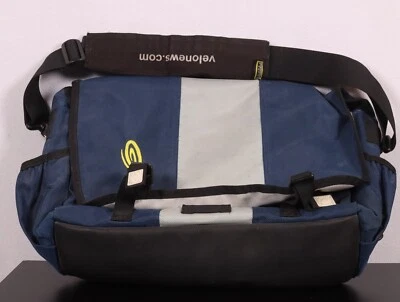 TIMBUK2 классический ноутбук велосипед Велоспорт Messenger наплечная сумка - синий/серебро/синий - Изображение 1 из 4