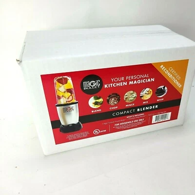 Magic Bullet Compact Blender RMBR-0401 w/ High Torque Base Cup Flip Top Lip  - Image 1 of 4