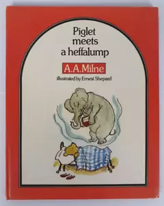 Piglet Meets a Heffalump Hardcover Vintage 1975 - FREE POSTAGE - Foto 1 di 5