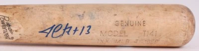 JASON KUBEL SIGNED GAME USED LOUISVILLE SLUGGER MAPLE BAT w/JSA AUTO TWINS DBACK - Image 1 of 4