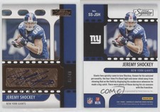 2021 Panini Chronicles Signature Series Bronze /49 Jeremy Shockey #SS-JSH Auto