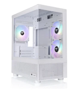 Thermaltake View 170 SNOW TG ARGB MICRO CASE , CA-1Z4-00M6WN-00 (WHITE) - Picture 1 of 4