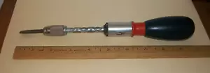 SALE Vintage STANLEY Yankee Handyman Push Drill Screwdriver No. 133H Made in USA - Picture 1 of 5