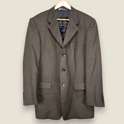 Blazer Abrigo Deportivo Lord & Taylor Metropolitan 3 Btn Hombre 40R Marrón Calvino Vitale Foto 1 de 4