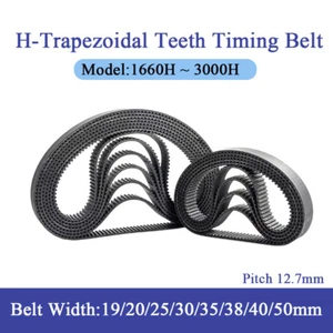 H-Trapezoidzähne Zahnriemen Teilung 12,7 mm Breite 13 ~ 50 mm Antriebsriemen 1660 ~ 3000 H - Bild 1 von 11