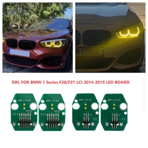 DRL FOR BMW 1 Series F20/F21 LCI  14-19 LED BOARD Golden angel Eye Lemon Yellow - Picture 1 of 3