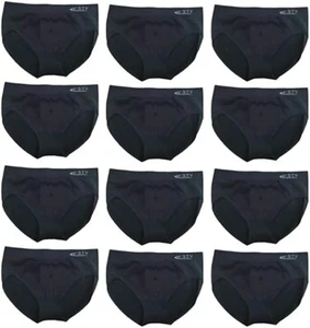 ⭐ 12 Bragas Negras STV Talla M - L - G - XL - 3XL- 4XL Sin costuras ENVIO 24h ⭐ - Imagen 1 de 1
