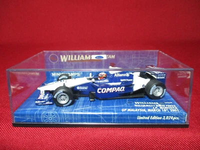 1:43 Juan Pablo Montoya Williams BMW FW23 Malaysia 2001 F1 Minichamps Formula 1 - Image 1 of 4