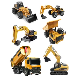 Huina Rc Construction Car Dump Excavator Bulldozer Remote Control Truck RTR - Picture 1 of 54