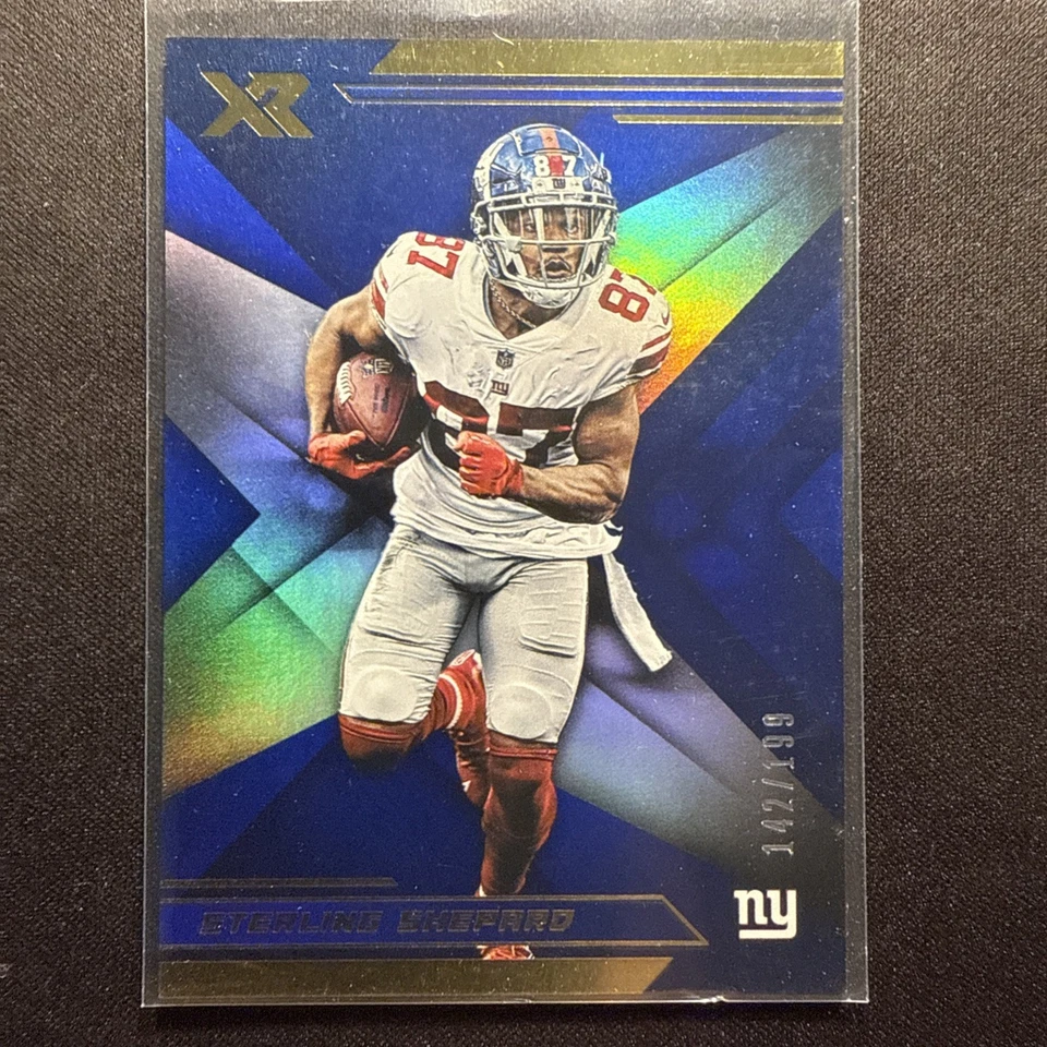 2019 Panini Xr #99 Sterling Shepard Blue /199 GIANTS 🔵🔴 - Image 1 of 1