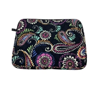 Vera Bradley Bandana Remolino Acolchado Paisley Floral Laptop Tablet Funda 10"x8" - Imagen 1 de 6