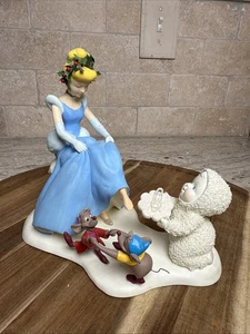 Rare 2006 Dept 56 Disney Snowbabies Cinderella "If The Shoe Fits" #56.69830 MINT - Bild 1 von 11