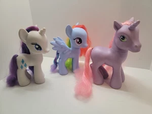 My Little Pony 8 und 9 Zoll Brushable Figuren 3 Stück 2005 & 2013 MLP - Bild 1 von 9
