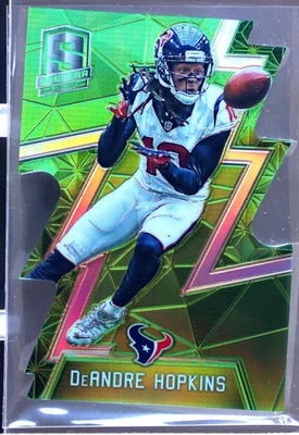 2016 Spectra DeAndre Hopkins Neon Green Die Cut /15 #35 Texans - Image 1 of 2