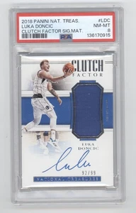 LUKA DONCIC 2018-19 TESORI NAZIONALI TOPPA FATTORE FRIZIONE AUTO /99 PSA 8 Q0593 - Foto 1 di 2