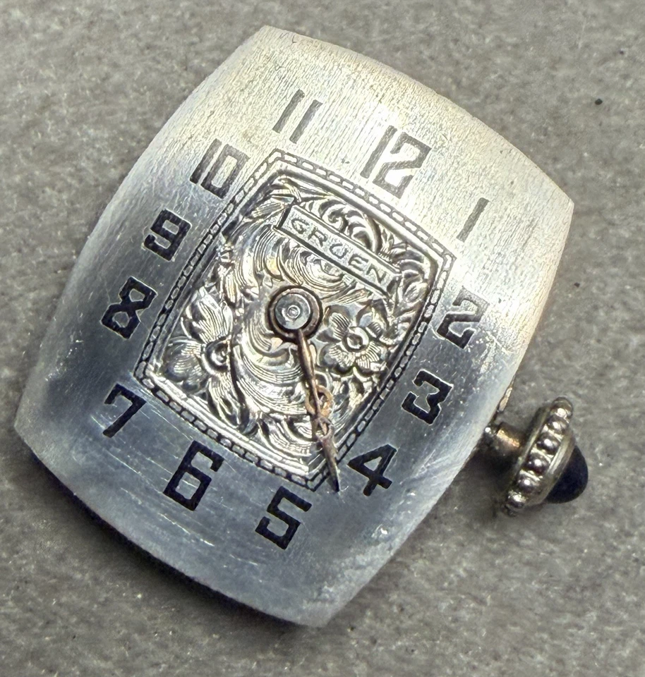 EARLY Vintage GRUEN 17J Reloj Damas Movimiento, Esfera y Corona - Funcionando Foto 1 de 4