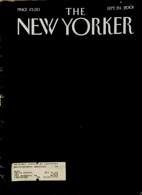 New Yorker Magazine Sept. 11 2001 World Trade Center 9/11 Twin Towers 9/24/01 Foto 1 de 4