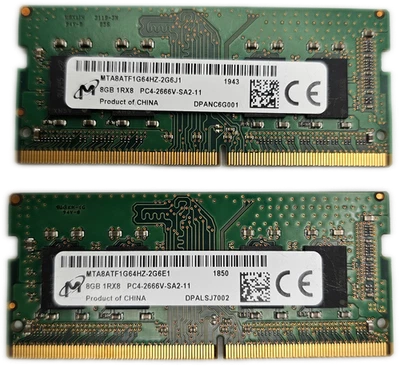 MICRON 32GB DDR4 2666MHz SO-DIMM PC4-2666V LAPTOP RAM (2x16GB) - Image 1 of 4