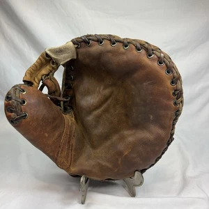 Vtg 1940s Wilson Professional Model Baseball Glove 1st Baseman’s Mitt WWII Era - Picture 1 of 8