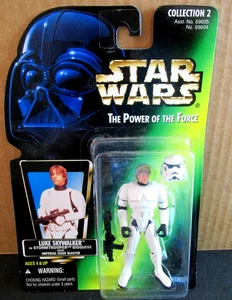 Star Wars 1996Luke Skywalker Stormtrooper déguisement POTF Hasbro NEUF - Photo 1/3