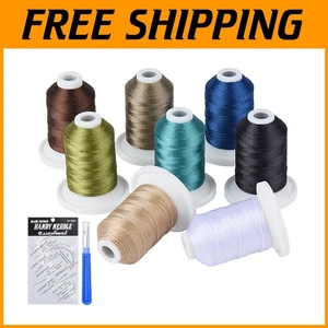 UV Resistant Heavy Duty Polyester Thread - 250 Yards, 8 Colors - Indoor/Outdo... - Picture 1 of 8