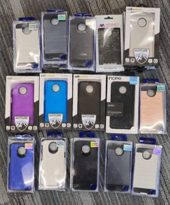 Lot of 5-Motorola Moto Z3/Z3 Play case- mixed styles-Wholesale- bulk lot - Image 1 of 4