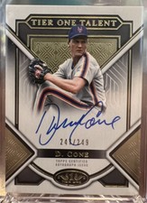 🔥DAVID CONE 2023 Topps Tier One Talent Autograph #247/249 METS🔥