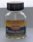 Vintage Empty Testers Cement For Plastics Glass Bottle Collectable