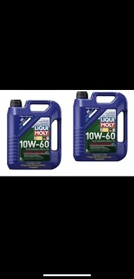 x10 LITER KIT 10w60 Liqui Moly RACE TECH GT1 Engine Oil for BMW M3 M5 M6 Z3M Z4M - Image 1 of 3