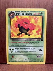 Dark Vileplume - Pokemon Card - Team Rocket 30/82 - Rare Non-Holo - LP - Picture 1 of 2