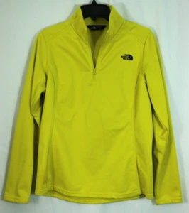 THE NORTH FACE Damen Quarter Zip Pullover Fleece M Softshell gelb schwarz - Bild 1 von 6