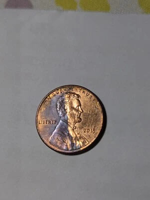 2015  Lincoln Shield Cent Plating Error No Mint  - Image 1 of 2