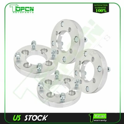 4X Espaciadores de rueda plateados 4x110 a 4x137 10x1,25 tacos 1" de espesor para Bombardier 500 Foto 1 de 4